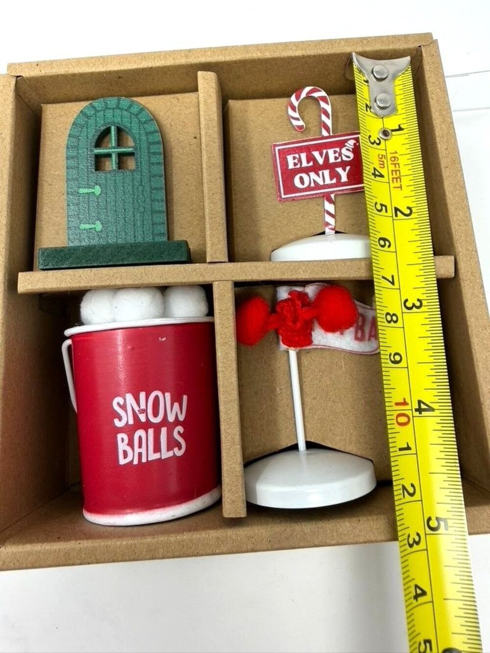 Target Bullseye Miniature Elf Collectible Set Christmas 2025 New Decor - Picture 6 of 6